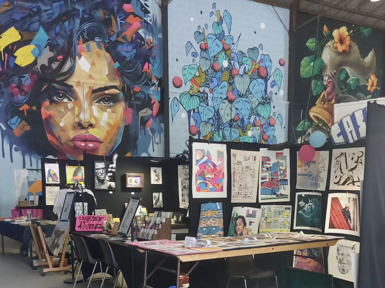 Check out street art at Peinture Fraîche Festival