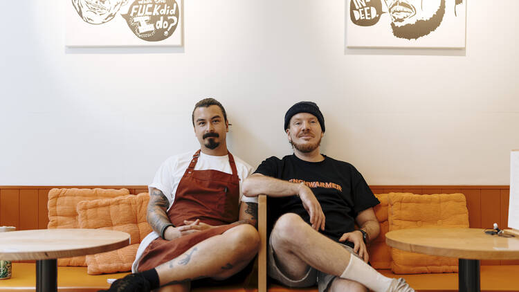 Geoff Marett and Lachlan Jones from Benchwarmer.
