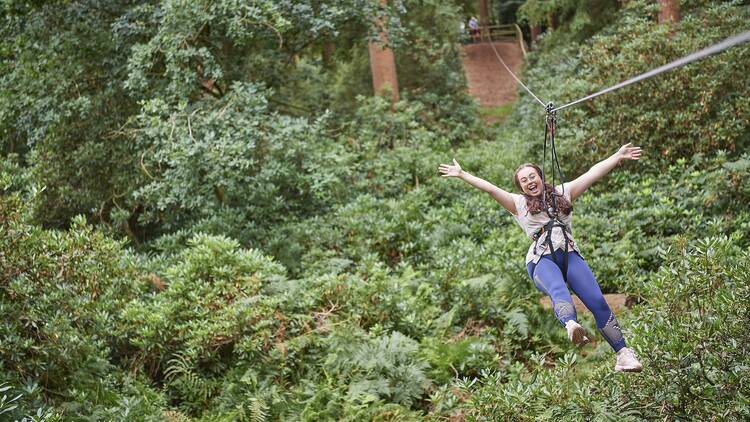 You'll find Go Ape in three gorgeous London locations
