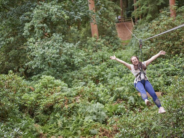 You'll find Go Ape in three gorgeous London locations