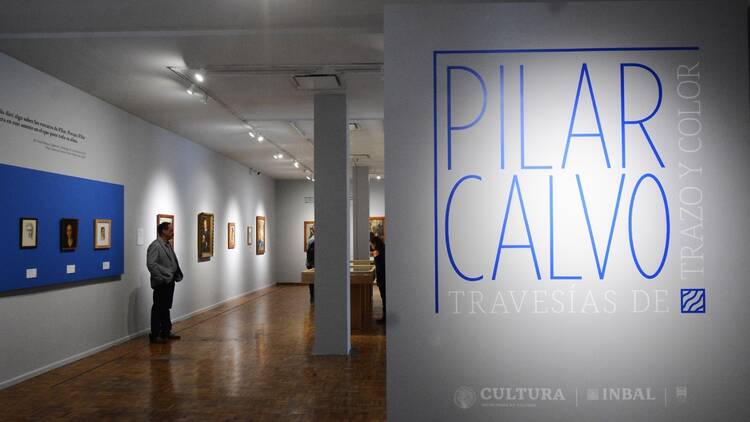 PILAR CALVO. TRAVESÍAS DE TRAZO Museo Nacional de San Carlos exposiciones CDMX