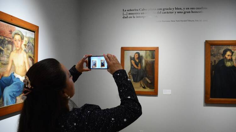 PILAR CALVO. TRAVESÍAS DE TRAZO Museo Nacional de San Carlos exposiciones CDMX