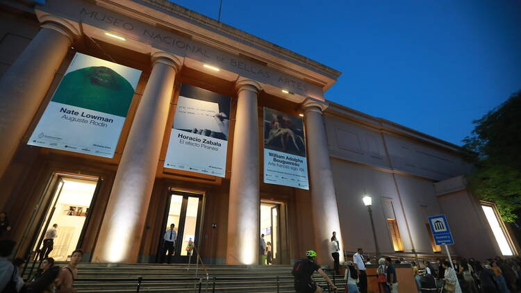 Esculturas en el Bellas Artes