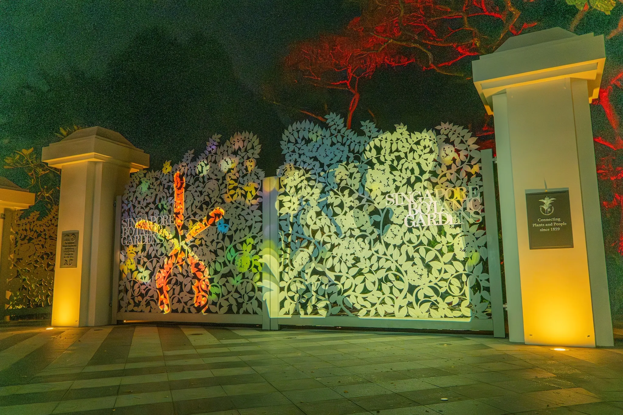 Singapore Botanic Gardens Light Show