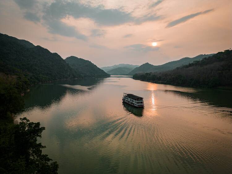 You can now private charter this luxurious 50-metre river cruiser down the Mekong