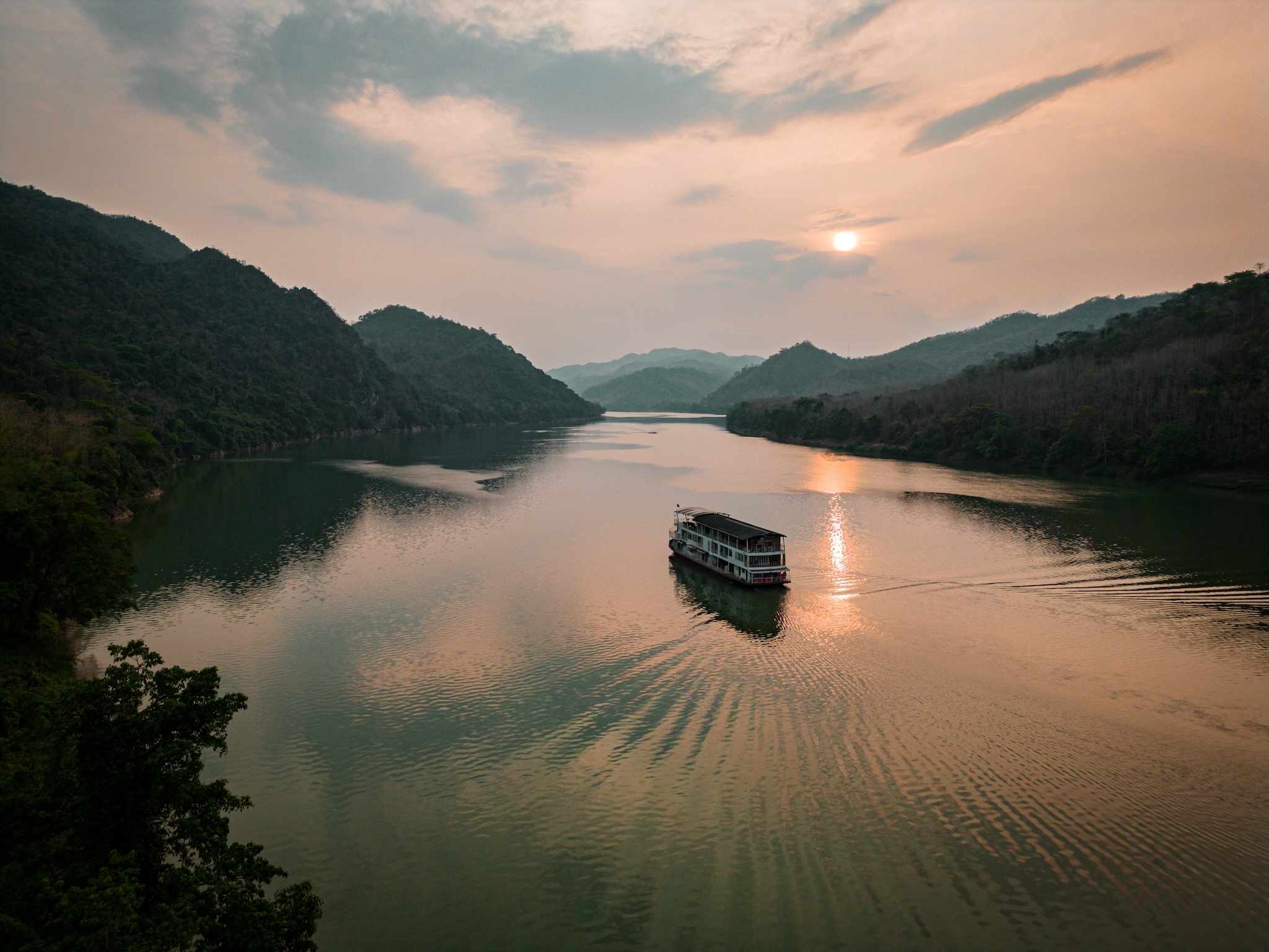 You can now private charter this luxurious 50-metre river cruiser down the Mekong