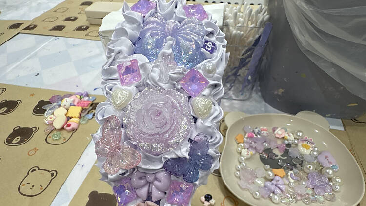 Make a bejeweled creation at Monster DIY