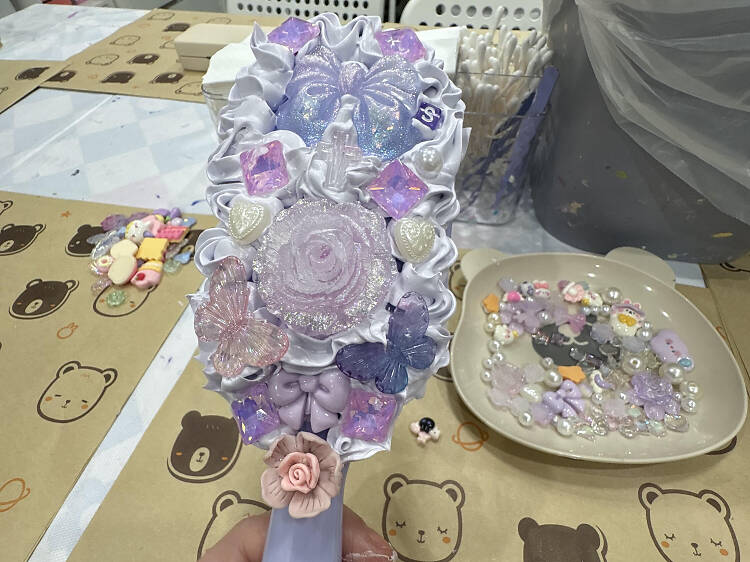 Make a bejeweled creation at Monster DIY