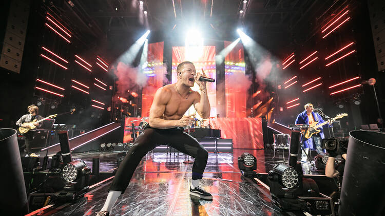 Imagine Dragons performing live