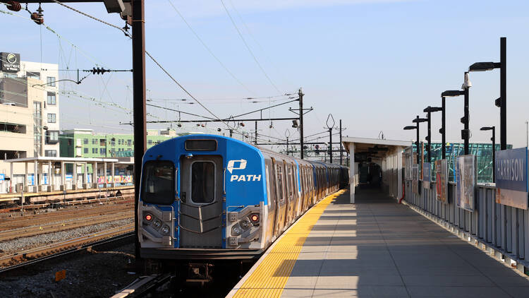 PATH train in Newark, NJ