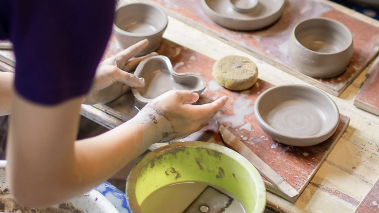 Throw some clay around