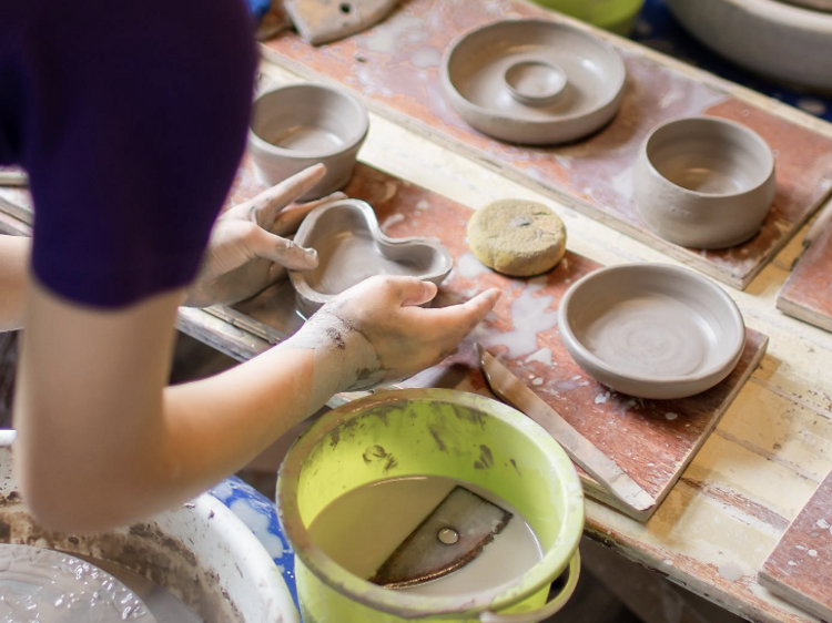 Throw some clay around