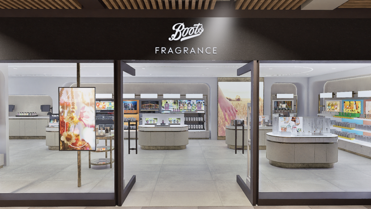 Boots Fragrance concept store in London
