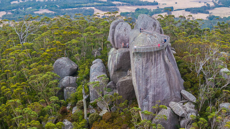 Climb to Castle Rock Granite Skywalk