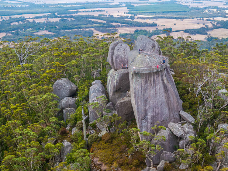 Climb to Castle Rock Granite Skywalk