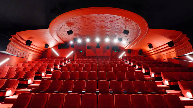 Theatre seating at Lido Cinemas.