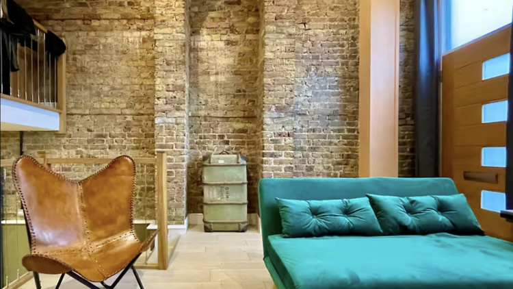 The exposed brick flat in Harringay