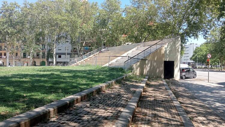 La grada dels Jardins Josep Trueta 
