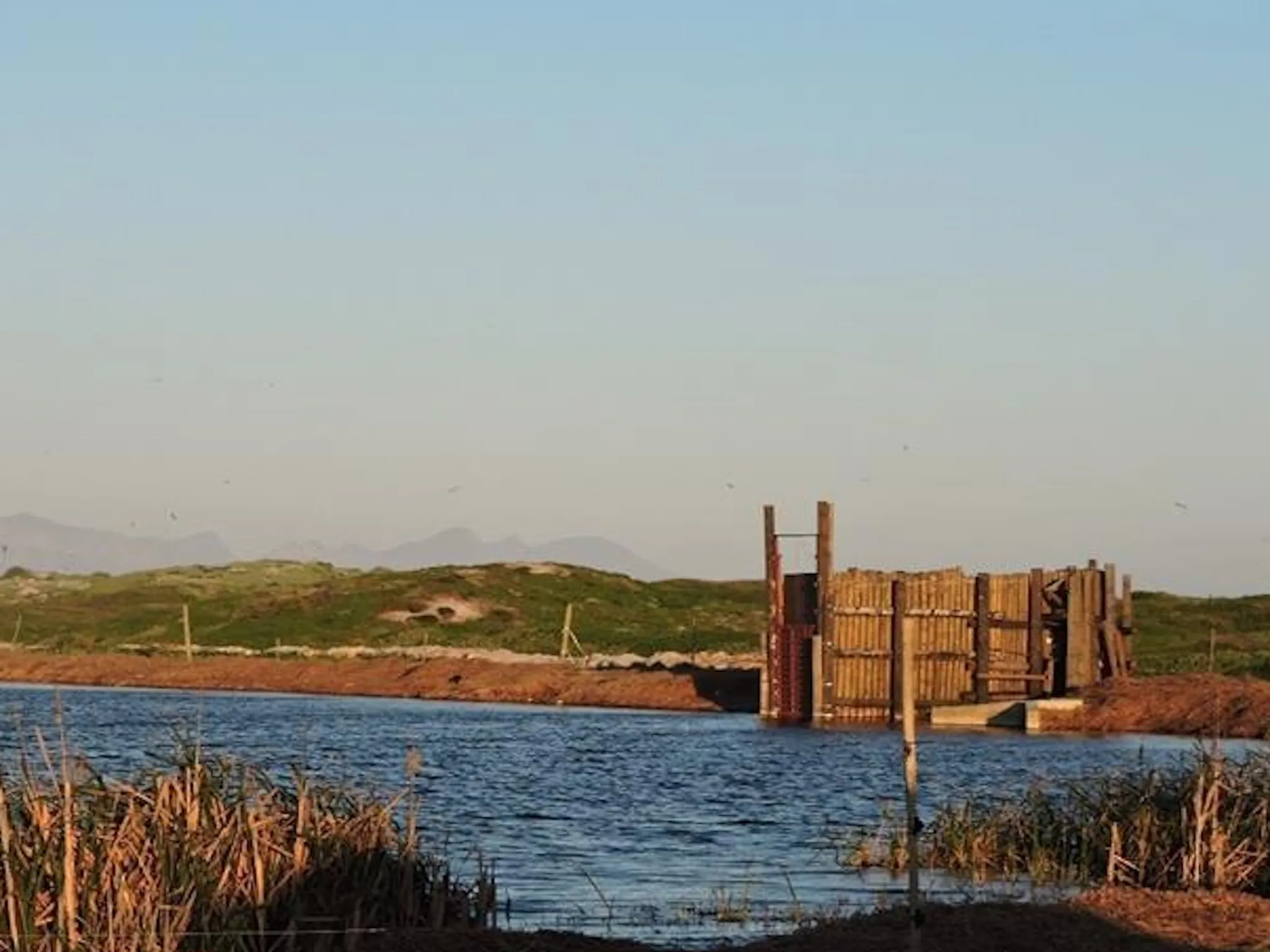 Hippo capture boma in False Bay Nature Reserve