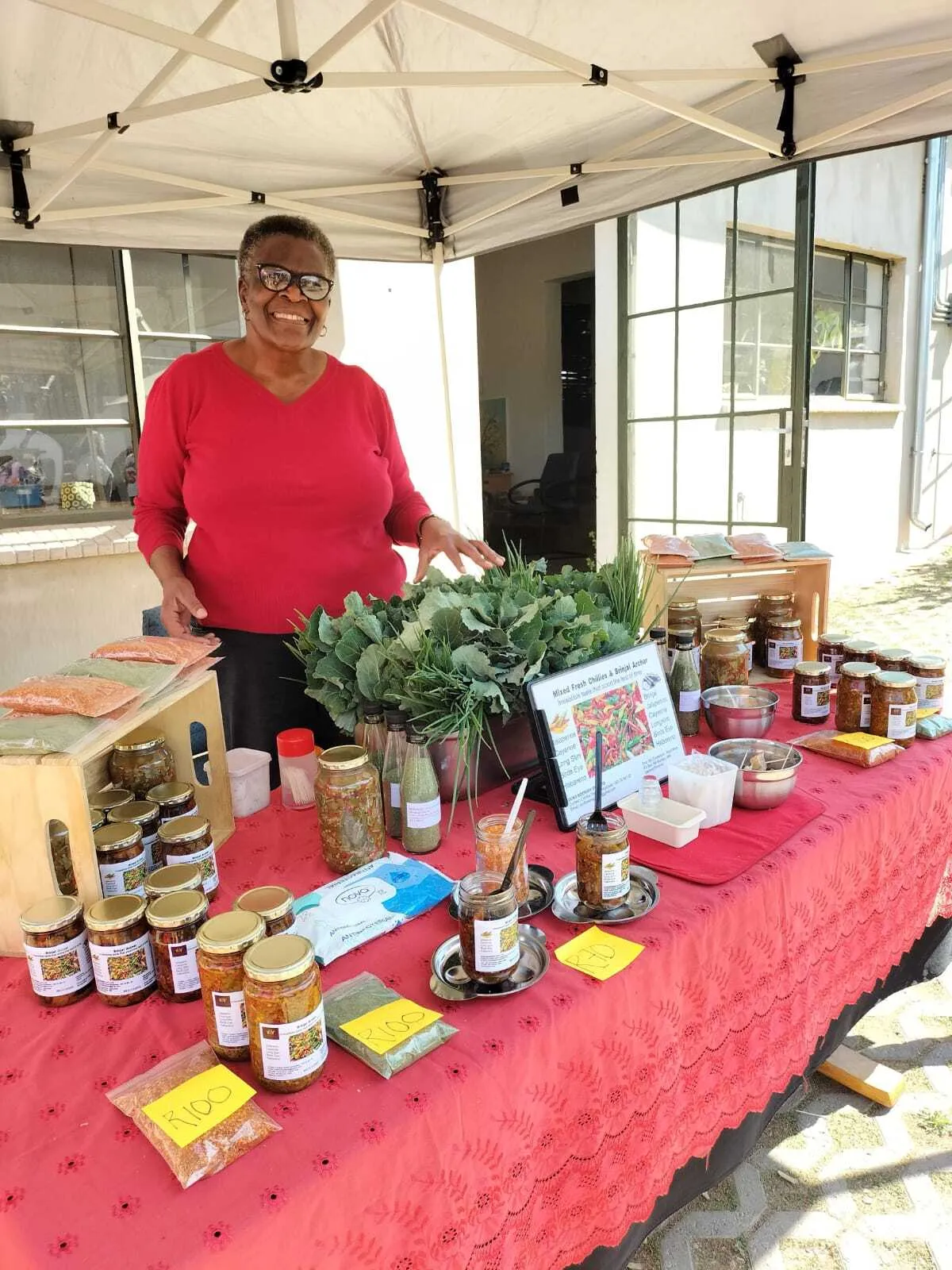 Cynthia Sekgobela's home-made achaar