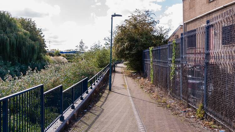 River Roding in East London