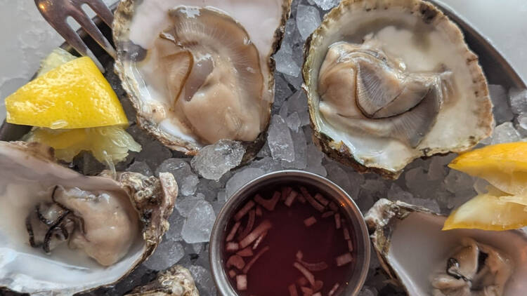 Dive into some seafood at The Whistling Oyster