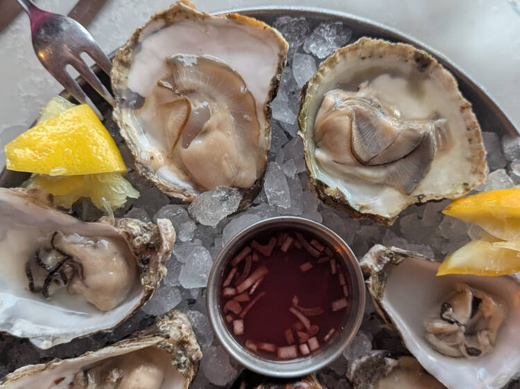 Dive into some seafood at The Whistling Oyster
