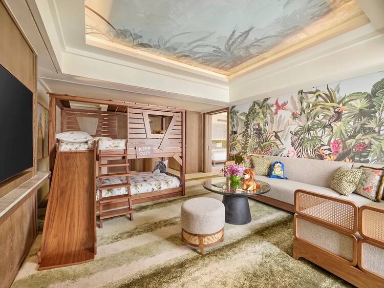 This luxury hotel has themed family suites with slides – here's what we think