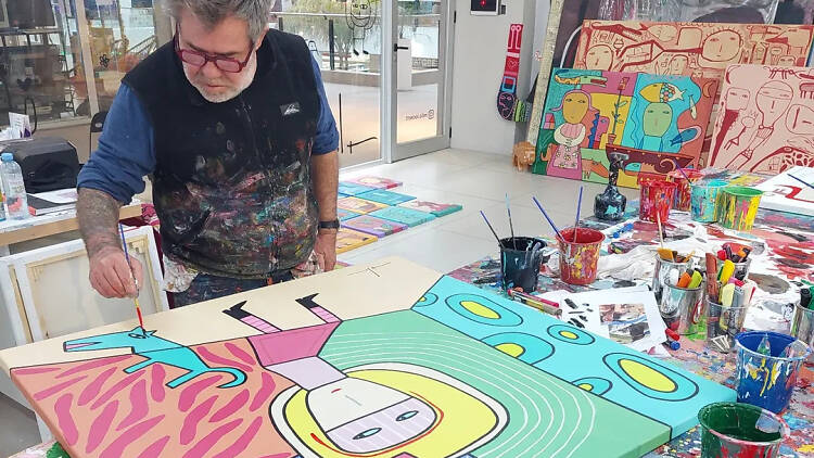 Color and Tenderness at Patio Bullrich with Milo Lockett