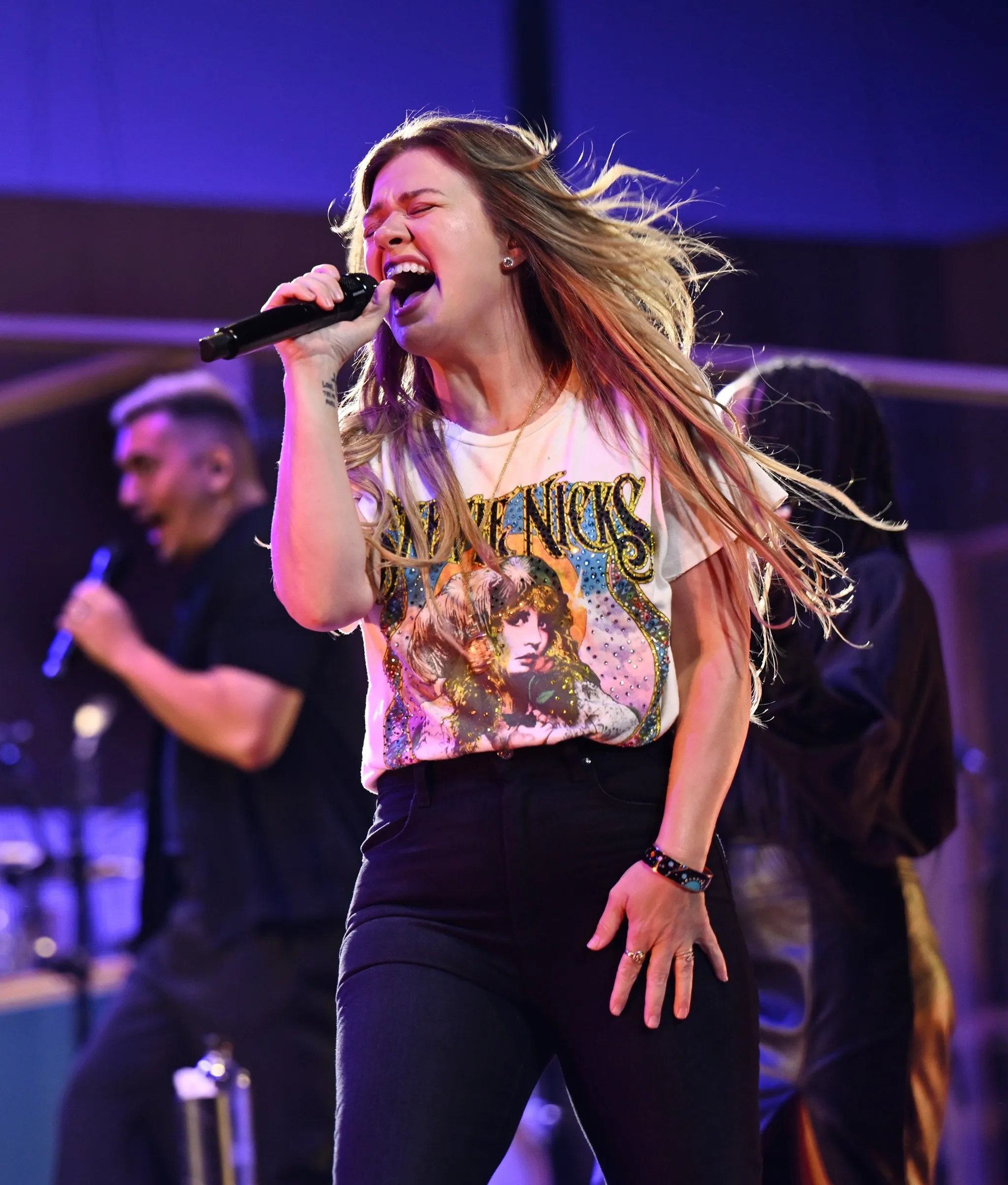 Kelly Clarkson at her Studio Sessions residency in Las Vegas