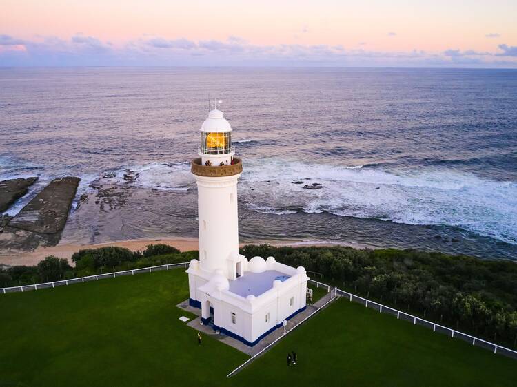 This magical, historic lighthouse is just over an hours' drive from Sydney, and you can stay the night