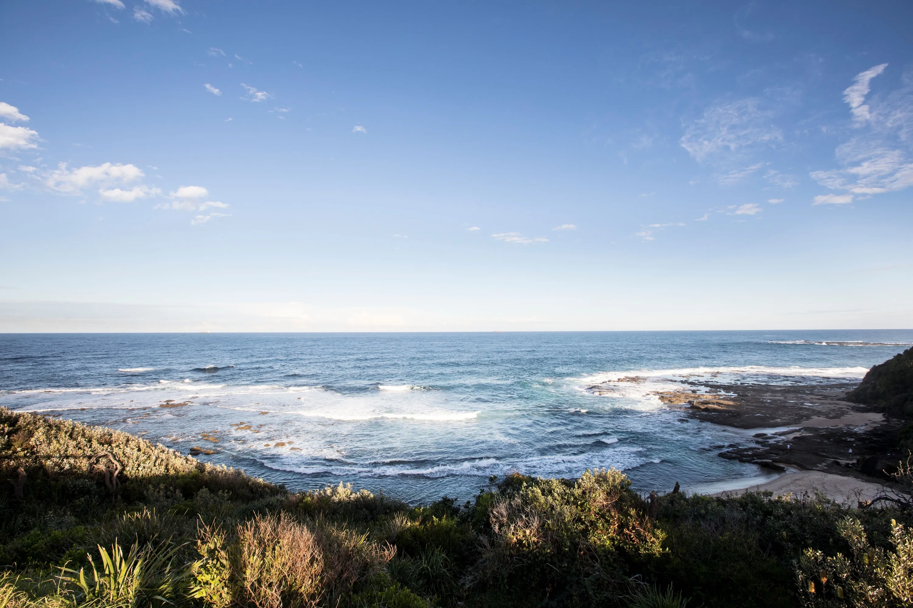 Ocean views from Norah Head lighthouse