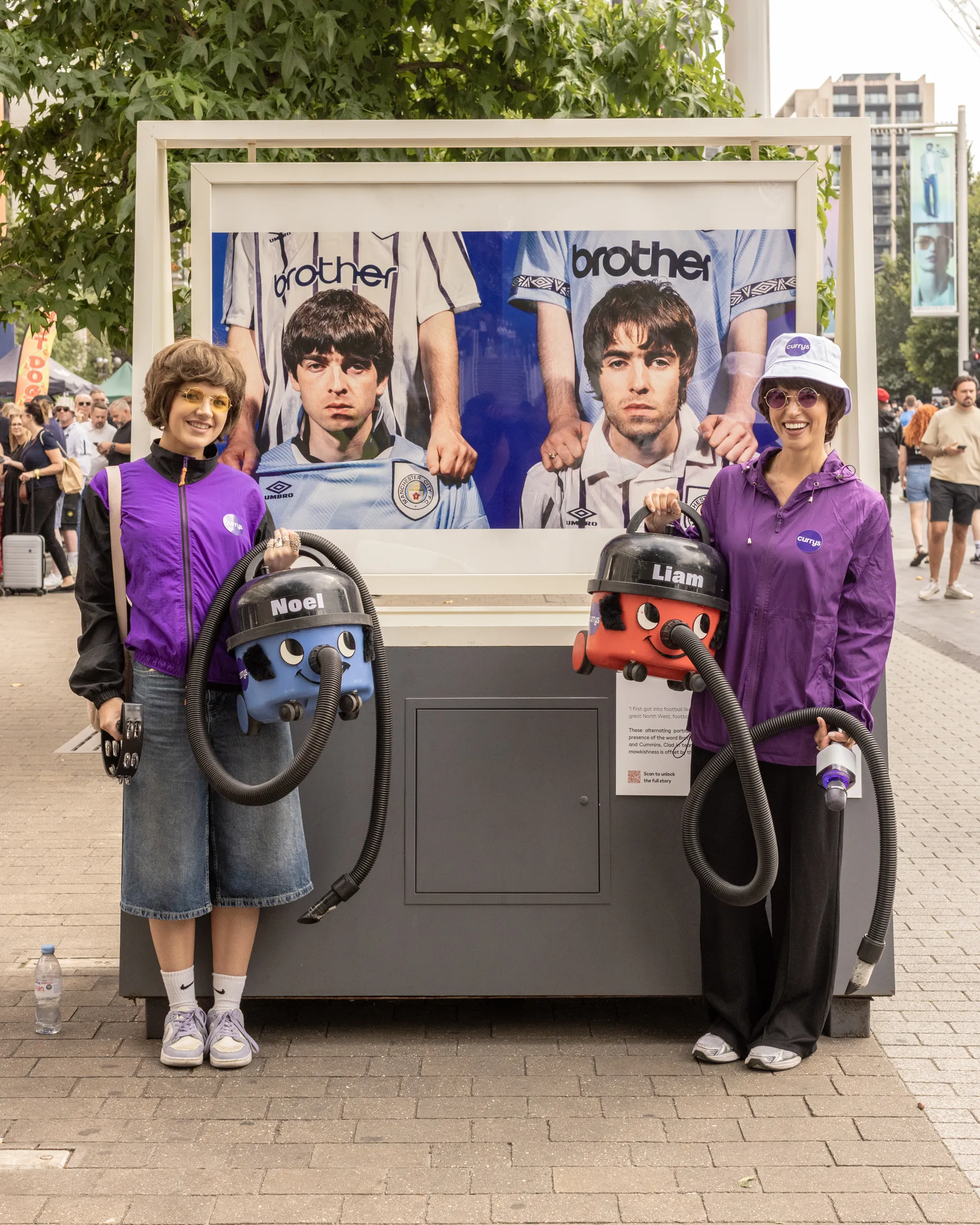 Oasis fans at Wembley Stadium in London for the reunion shows, by Chris Bethell