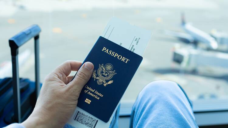 Traveler with U.S. passport