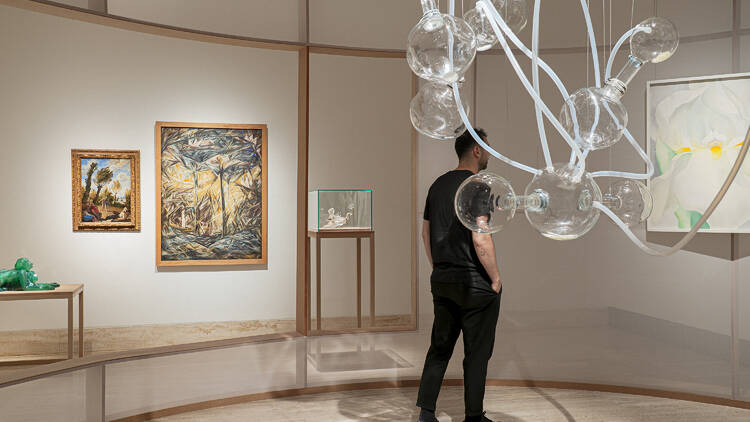 Vista de la exposición ‘Terrafilia. Más allá de lo humano en las Colecciones Thyssen-Bornemisza’