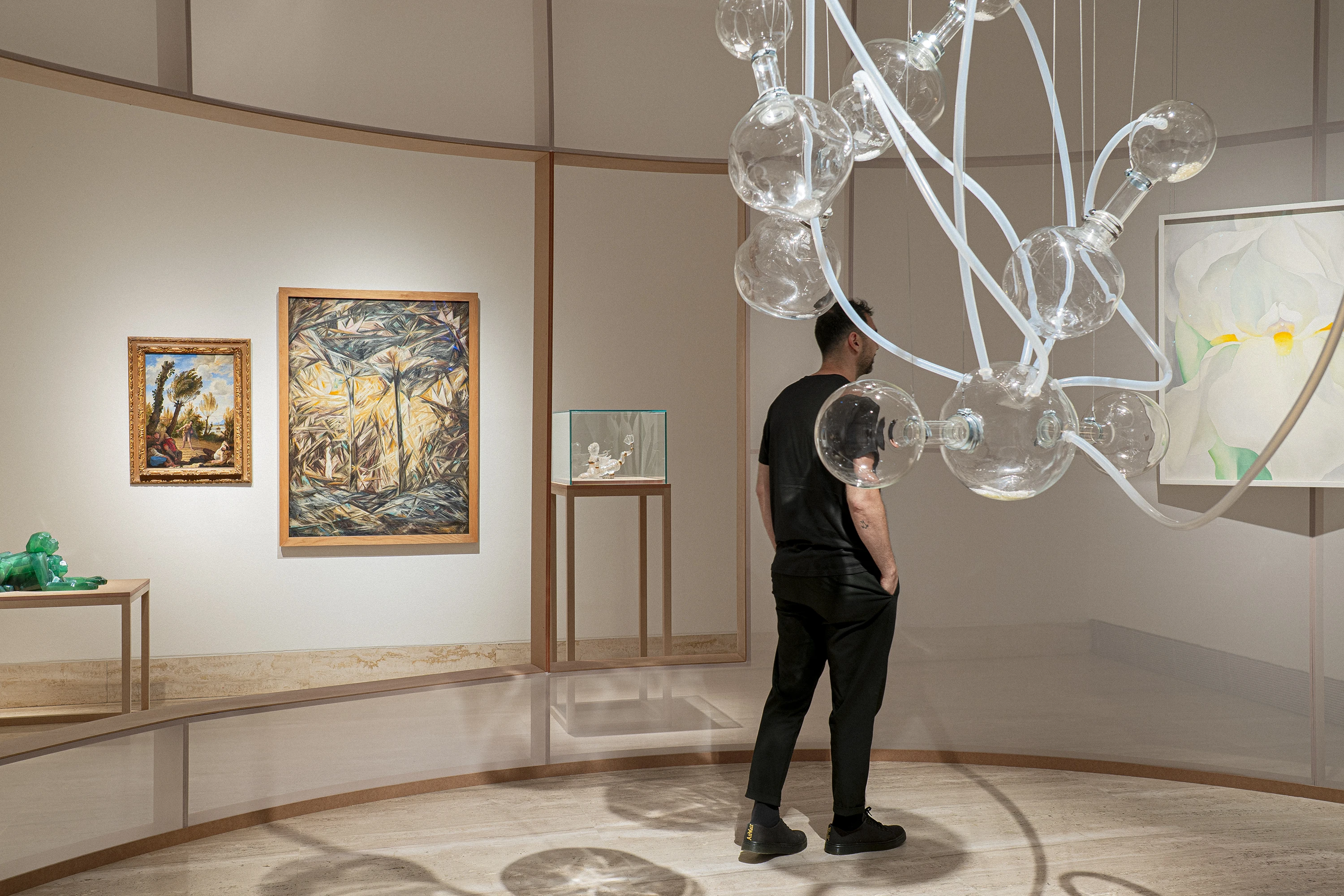 Vista de la exposici&oacute;n &lsquo;Terrafilia. M&aacute;s all&aacute; de lo humano en las Colecciones Thyssen-Bornemisza&rsquo;