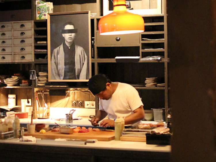 La barra de sushi
