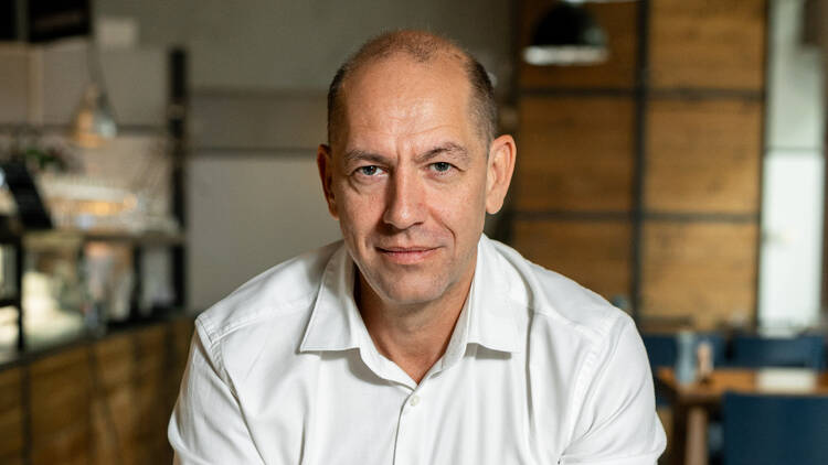 Palotás Péter, the founder of Bigfish, Hungary’s leading seafood brand, now bringing ocean-fresh flavours to Time Out Market Budapest.