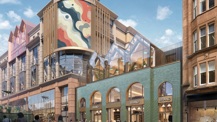 A generated image of the Buchanan Galleries