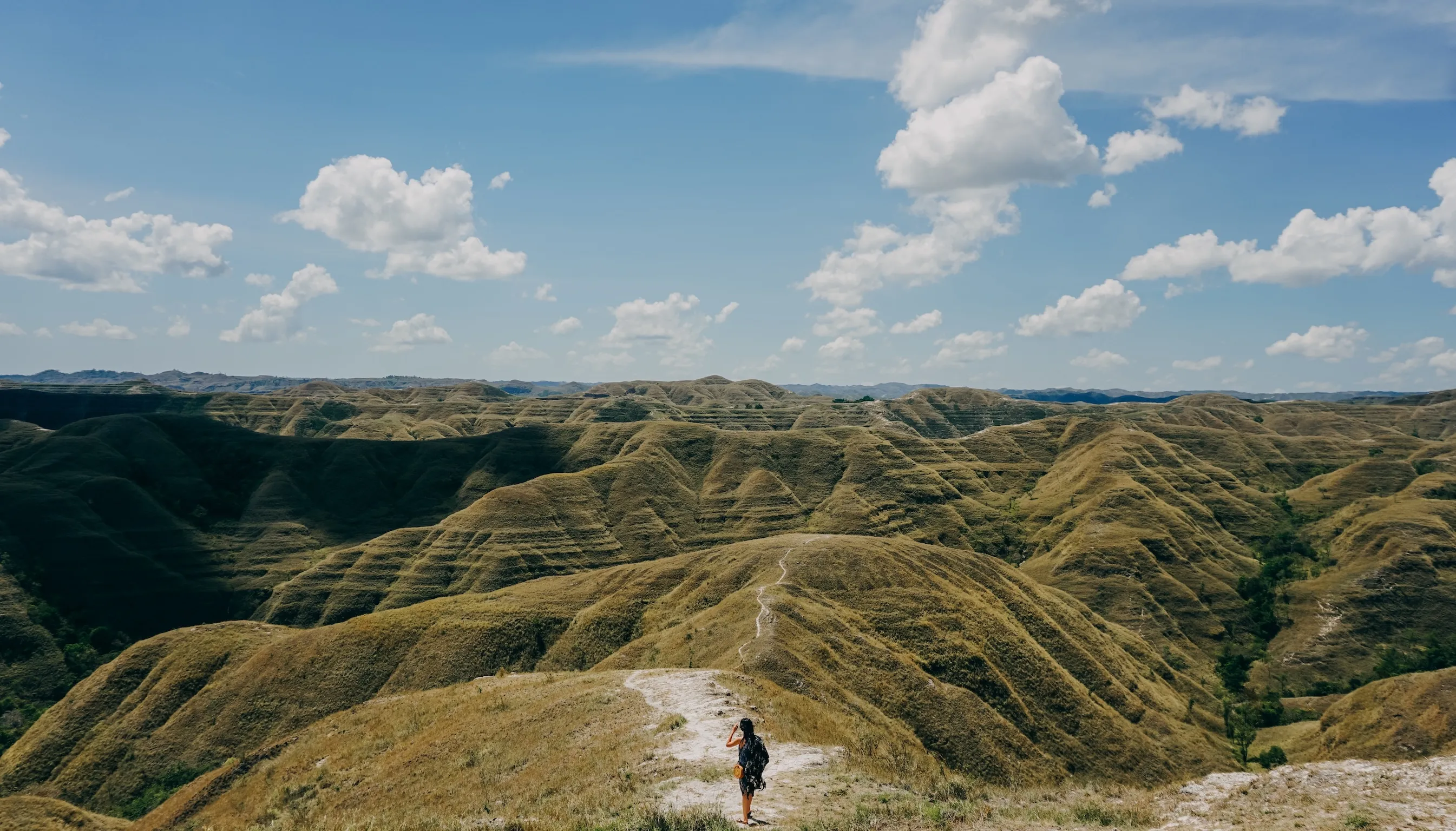 Natural scenery of Tanarara Hills, Sumba Island, Indonesia