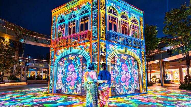 The Peranakan House Light Show The Peranakan House Light Show
