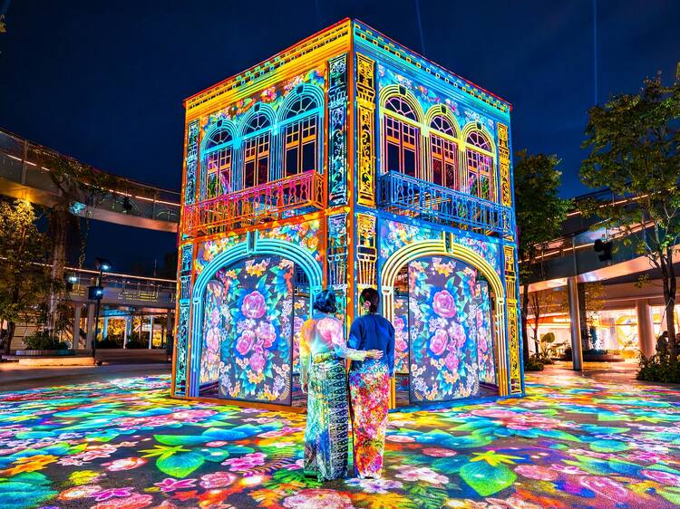 The Peranakan House Light Show The Peranakan House Light Show
