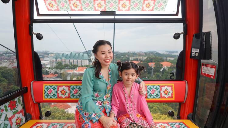 Peranakan-Inspired Cable Cars