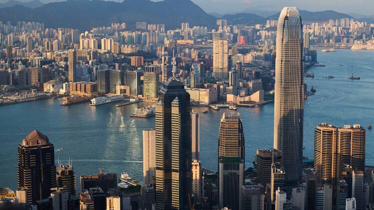 Hong Kong cityscape skyscrapers