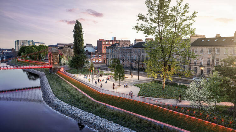 River Clyde development in Glasgow 