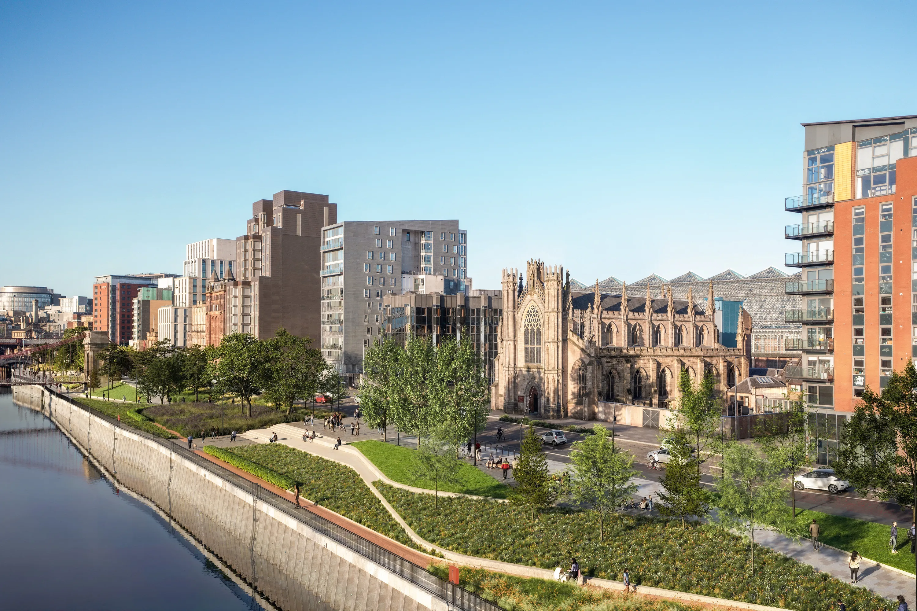 River Clyde development in Glasgow