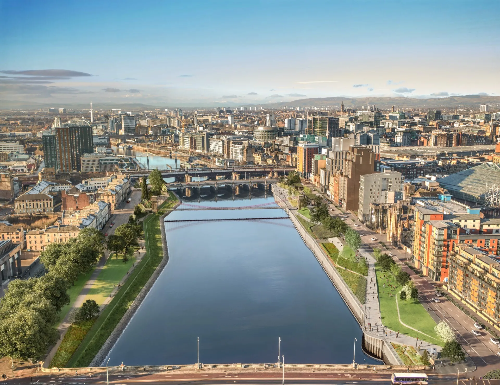 River Clyde development in Glasgow