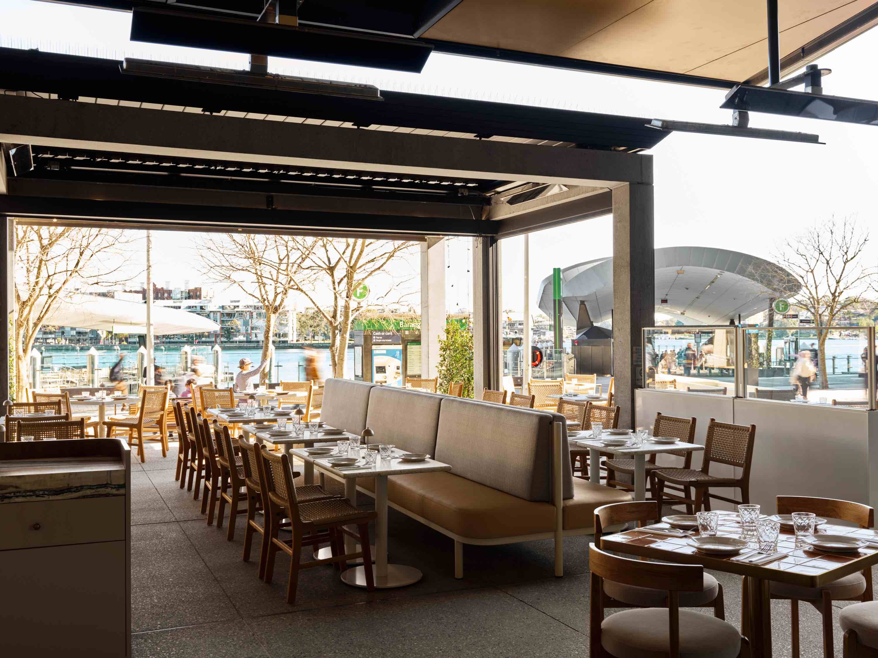 A stunning new waterfront Italian restaurant has opened in Barangaroo