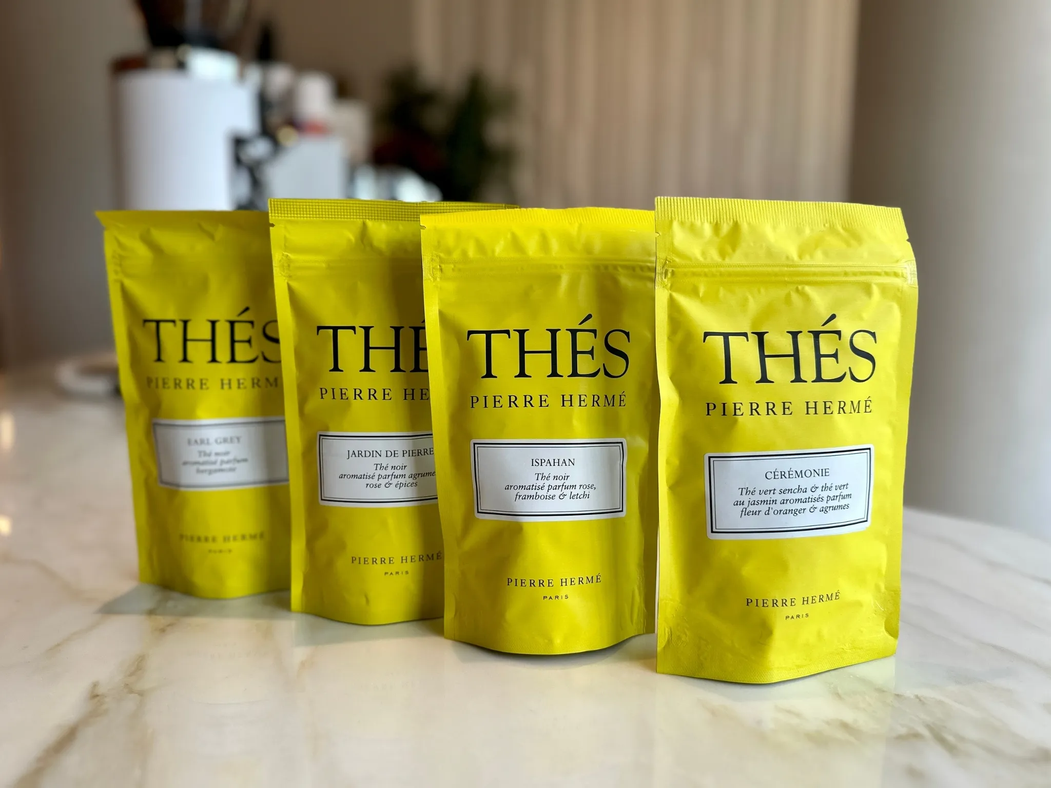 Pierre Hermé Singapore tea selection