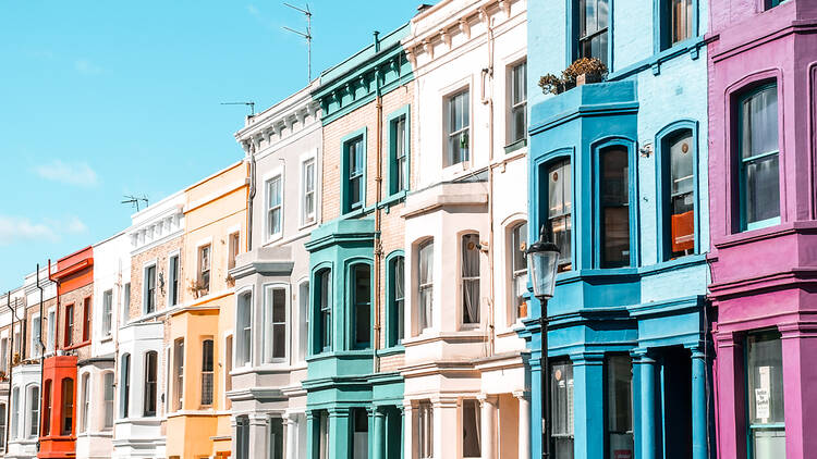 Row of London houses in Notting Hill